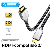 ORICO 8K HDMI-compatible Cable 2.1 8K 60Hz 48Gbps Digital Cable Ultra High Speed for Xiaomi TV Box PS5 eARC Dolby Atmos HDR