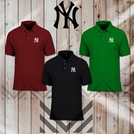 NY Polo Logo T-shirt " 100% Premium Fabric Unisex Polo T shirt" Baju Kolar lelaki &amp; Perempuan " Ready Stock"🔥Hot Sale🔥