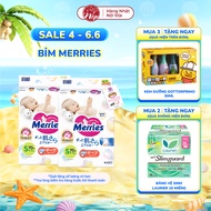 [SVIP] Combo of 2 Merries diapers/diapers NB76+6/S70+6 /M56+4/ M52+6/L44+6/XL38+6 - nepshop1