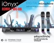 ionyx MC-08 wireless microphone dual channal professional ไมค์ลอยคู่ BY COMPRO