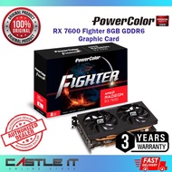 PowerColor Radeon RX 7600 Fighter 8GB GDDR6 Dual Fan HDMI DP PCIe 4.0 Graphics Card