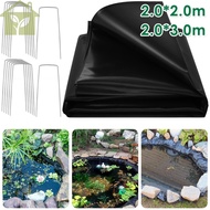 Pond Liner 78.7 Inch Waterproof Garden Pools Membrane Cuttable Keep Water Clean Pond Liner Fish Safe Pond Skins 0.2mm Thickness Tank Pond Liner SHOPABC3566