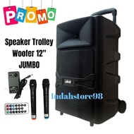 TERBARU PROMO! Speaker Aktif Portable DAT 12 inch Bluetooth Karaoke