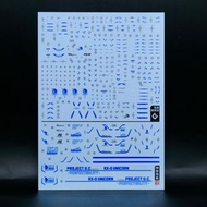 請睇info：RG Unicorn Gundam 03 Phenex perfectibility ver. blue Gundam neon Decal 藍色版完美版獨角獸高達三號機 鳳凰 plan