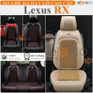 Áo lót ghế xe ô tô Lexus RX da PU hạt gỗ tự nhiên CAO CẤP - OTOALO