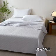 Red Got It Vank Double-Sided Tencel Solid Color New Style Got It Bed Cover Shopping Mall Same Style 