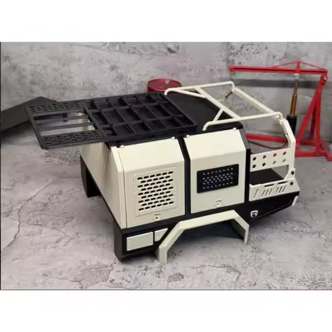 BRX01 Rear Cargo Tray, Works on RC4WD TF2 TF3 (Adjust Links for Longer Wheelbase), Compatible KB LC7