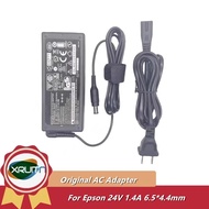 Original AC Adapter 24V 1.4A 1.3A 1.37A A441H A291E for Epson Scanner & Printer J143A 2480 3590 4490