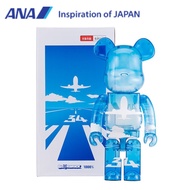 🇯🇵日本代購 ANA ALL NIPPON AIRWAYS x Bearbrick 全日空 Be@rbrick ANAオリジナル  BE＠RBRICK for ANA ANAブルースカイ 1000％