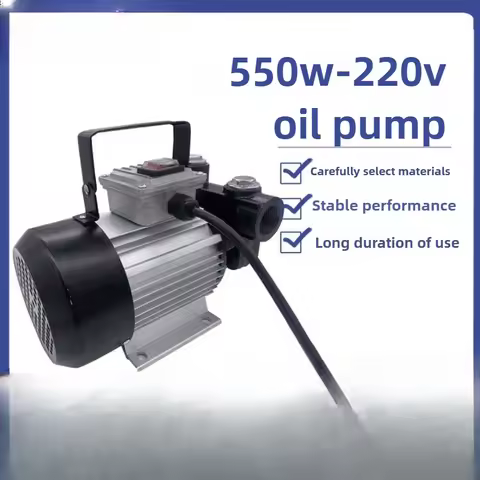 550W High Power 220v Electric Oil Pump 45m Head Oil Pump 21m Flow Pumping Unit