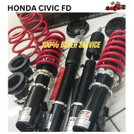 Honda Civic FD DII Class Serviceable Adjustable Suspension Serviceable