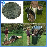 Garden Foldable Leaf Collector Outdoor Gardening -Up Round Leaf Dustpan Reusable Garden Waste Collec