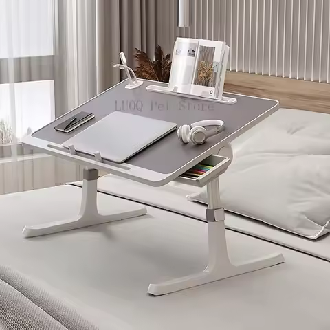 Home Folding Laptop Desk for Bed & Sofa Laptop Bed Tray Table Desk Portable Lap Desk for Study Readi
