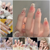 [9 Taiwan Dollars Seckill] Shipment Wearable Nails Bagged Style Free Fruit Stickers 24 Pieces Xiaoho