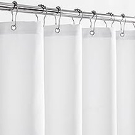 Felisa Short Waterproof Fabric Shower Curtain Liner with 3 Large Magnets,72 x 68 inches Hotel Qualit