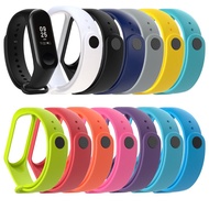 Silicone Wristband Replacement Watch Band Strap For Xiaomi Mi Band 4 3 Smart Bracelet