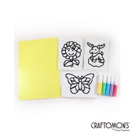 Kids Craft Kit - Glass Decor Peel-able Art Kit _ Kids Art & Craft - Learning kit