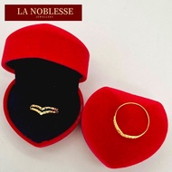 Cincin Double 2 Layer V Padu Emas 375 Tulin Tulen Gold Ring Share Budget Bajet Merisik Tahan Lasak