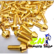 M6x20mm Cone CNC Bolt 10mm 10mm Cone Aluminum Bolt/M6x20mm Cone Aluminum Bolt 10mm
