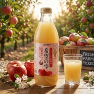 [Cat Sisters] Japan Aomori Agricultural Association Dew Of Hope Apple Juice 1,000ml Glass Bottle Jap