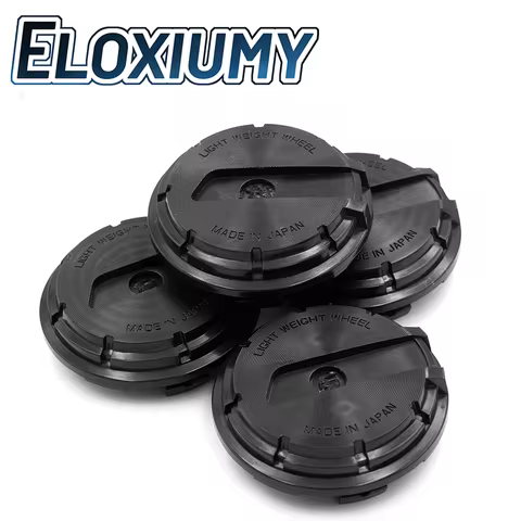 Eloxiumy 4pcs Wheel Center Hubcap Only Fits 57CR and 57DR Gram Lights Wheels Car Styling Automotive 