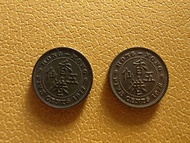 1977、78年香港英女皇五仙2枚好品相