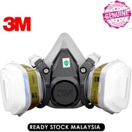 3M 6200 + 3M 6006 Multi Acid Gas/ Organic Vapor Cartridge 7 Pieces Respirator Set