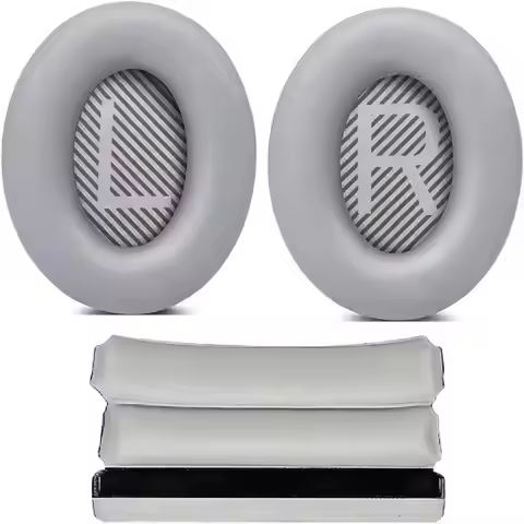 High Quality Headband Cushion and Ear Pads Replacement for Bose Quiet Comfort 25 35 (QC25 QC35) and 