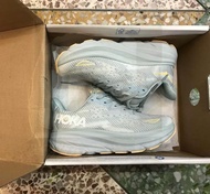 全新 Hoka One One Clifton 9 女款跑步鞋 雲霧藍冰流藍