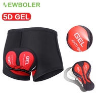 Newboler 5D Gel Pad Shorts Shockproof For Men Suitable Cycling MTB