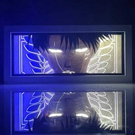 Anime Paper Carving Light Attack on Titan Allen Desktop Decoration Anime Series Atmosphere Night Lig