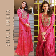 {**ส่งฟรี**} SMALL INDIA 🌺 New Garara Set ชุดเซ็ทเสื้อกางเกง 🌺 Women Kurti Set