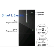 (Offer) Panasonic Refrigerator (422L) ECONAVI Inverter Prime Fresh + 2 -Door Fridge NR-BX421WGKM (Black)