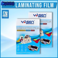 Yasen A4 Laminating Film 20 / 100 Sheets - 65 Micron Hot Lamination Sheets