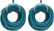 One - Hose Hanger Wall Mount, Holds 25 to 125 Feet of 3/4 Inch Hose – Aluminum Hose Holder (2 Hanger