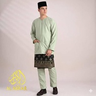 Baju melayu johor Baju melayu Teluk belengga kain cotton premium Ready stock