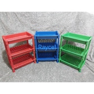 Mini 3-Tier Shelf 3-Tier Multipurpose Shelf/ 3-Tier Mini Plastic Shelf/ rak bertingkat
