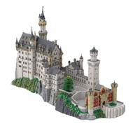 VIVEE Germany Neuschwanstein Castle Building Kit, MOC-123380 Large Architecture Collection Bricks Mo