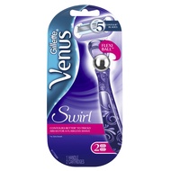 Gillette Venus Swirl Women's Razor [Handle with 2 Refills] / [4 Refills (With no handle)]
