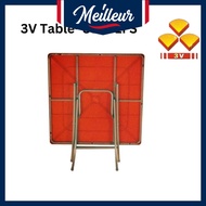 3V  3x3  Folding table meja lipat plastic table study table square table outdoor table MEJA MAMAK