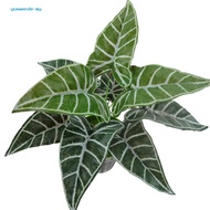 [YUE]1Pc Artificial Alocasia Leaves Fake Plant Home Office Party Photography Decor