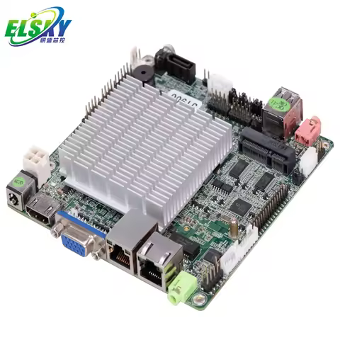 Hot Sale ELSKY NANO-ITX Motherboard 120*120mm J1800 J1900 Fanless Embedded Mini Board With RJ45 LAN