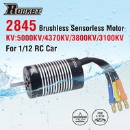Rocket 2845 Waterproof Brushless Sensorless Motor 3100KV 3800KV 4370KV 5000KV for WLtoys 12428 1/12 
