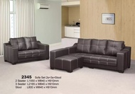 FREE STOOL PVC SOFA 2 Seater 3 Seater + 1 Stool