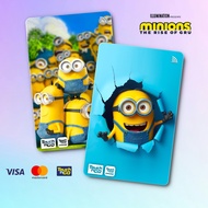MINIONS TNG - TOUCH N GO STICKER CARD / SPIDERMAN ATM CARD STICKER COVER, TNG CARD, ATM CARD