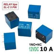 12Volt DC Relay 5 Feet 12V Module Relay 5 Pin 5P 12V SRD-12VDC-SL-C 5pin DC Control Coil SL-C (WITHO