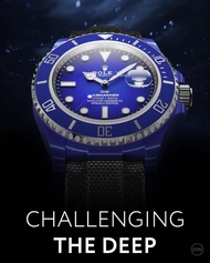 DiW Rolex Submariner "DEEP BLUE" Quartz Fiber 勞力士 藍水鬼 (Retail:EUR 48990)
