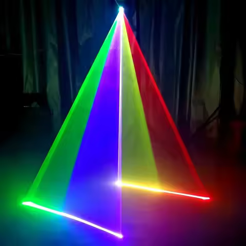 USA Warehouse Portable 3-5W RGB Animation Scan Projector Lights + Apple&Android Phone App Edit Progr