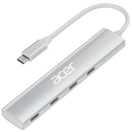 Acer USB C Hub 10Gbps กะทัดรัดอย่างมากอะลูมิเนียม USB C 3.2ตัวแยกหลายพอร์ต4 USB C 3.2อะแดปเตอร์สำหรั