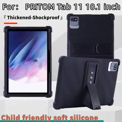 PRITOM TAB11 Case - Silicone, Shockproof Stand Kid-friendly, Protective Case TAB11Model L10 Tablet 1
